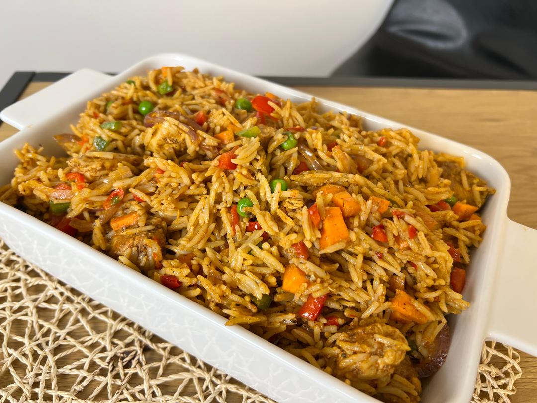 Coconut Rice (Rice Kuuku) Recipe | ComeChop.Africa